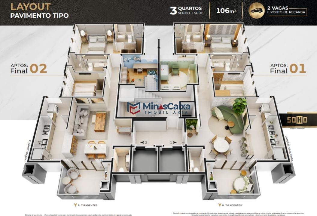 Apartamento, 3 quartos, 106 m² - Foto 9