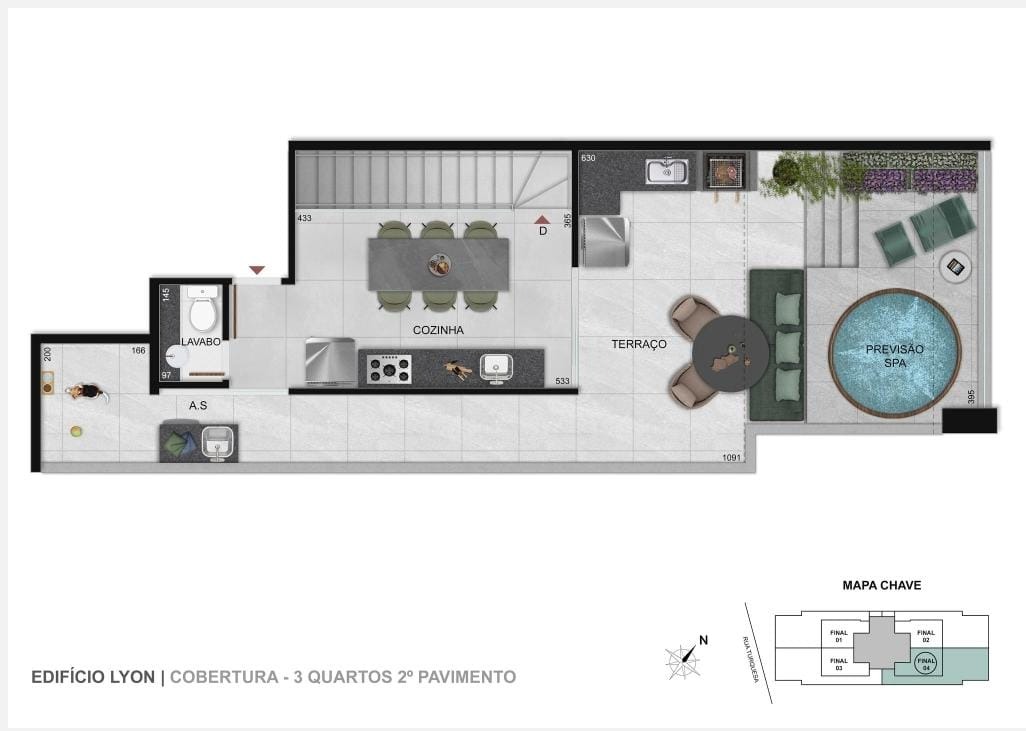 Apartamento com área privativa à venda no Prado: 