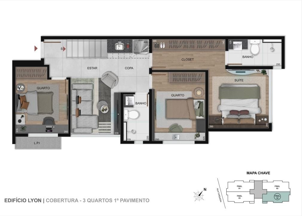 Cobertura Duplex à venda no Prado: 