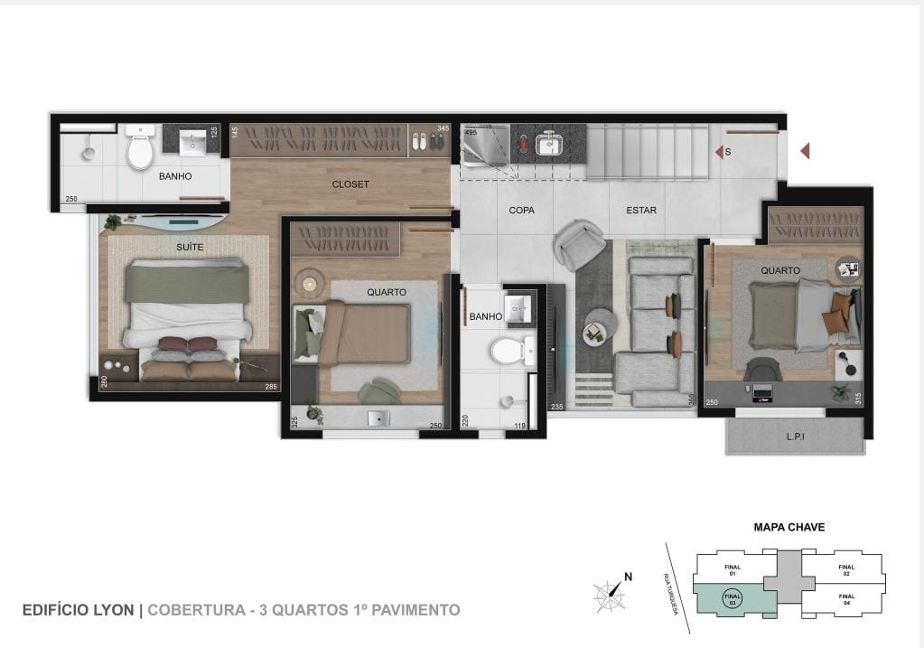 Cobertura Duplex à venda no Prado: 