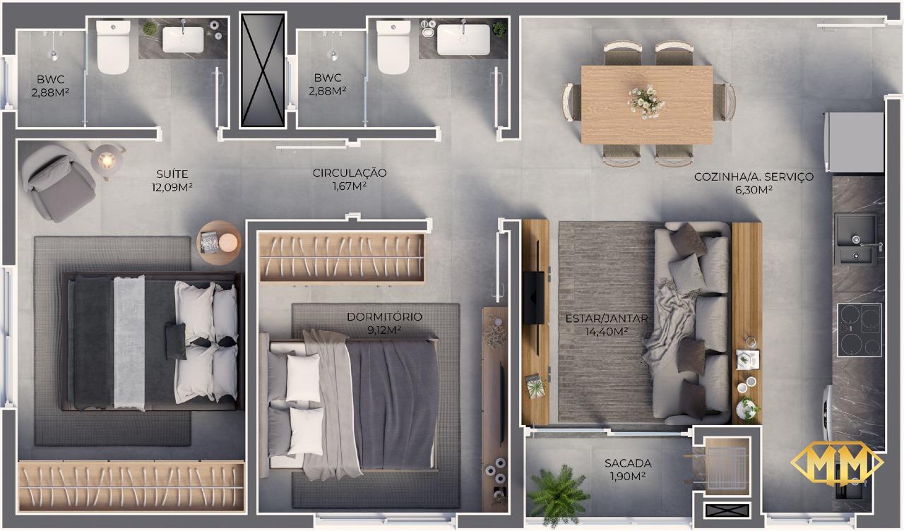 Apartamento à venda no Ingleses do Rio Vermelho: 