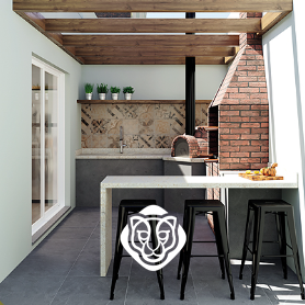 Área de churrasqueira