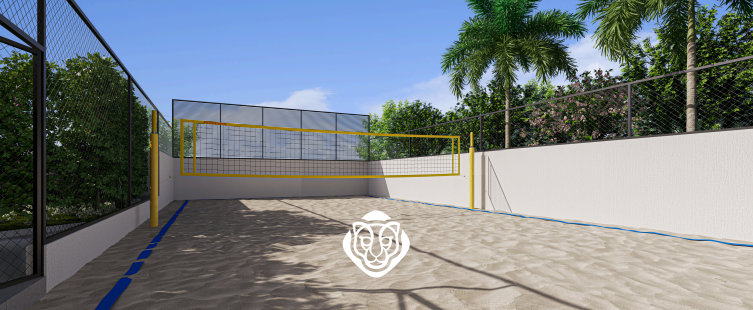 Quadra de beach tennis