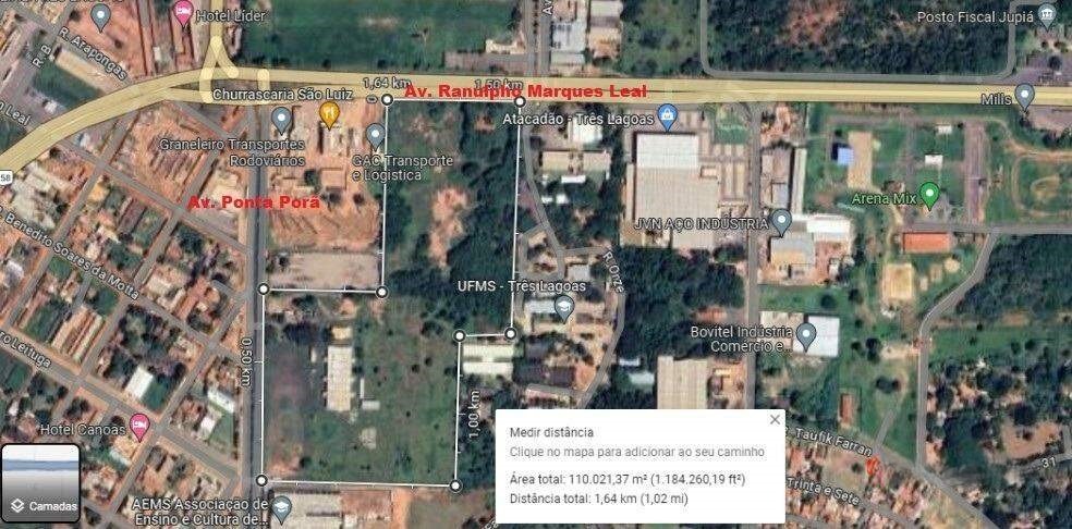 Área em Três Lagoas/MS