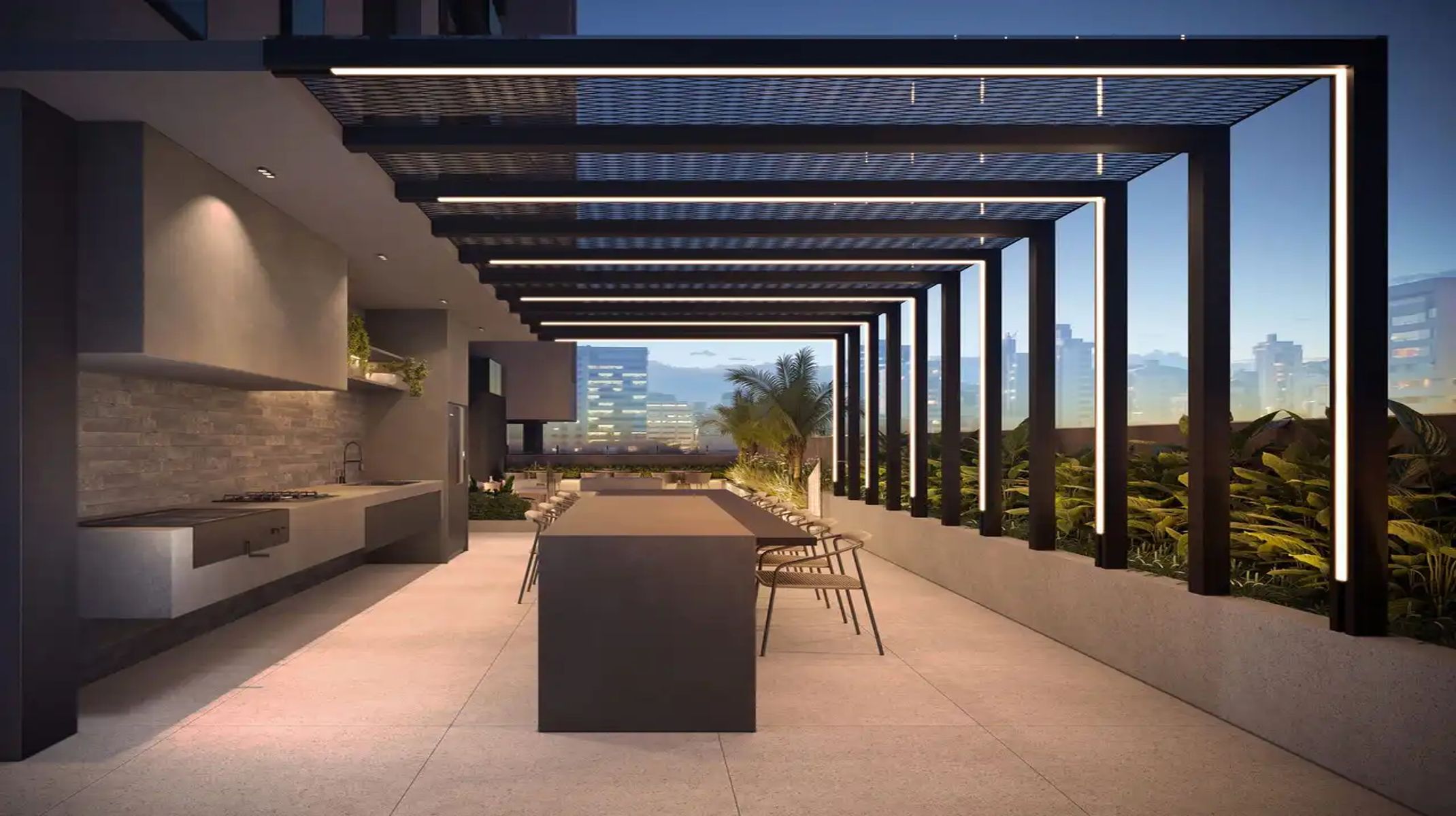 Apartamento à venda no Savassi: Espaço gourmet