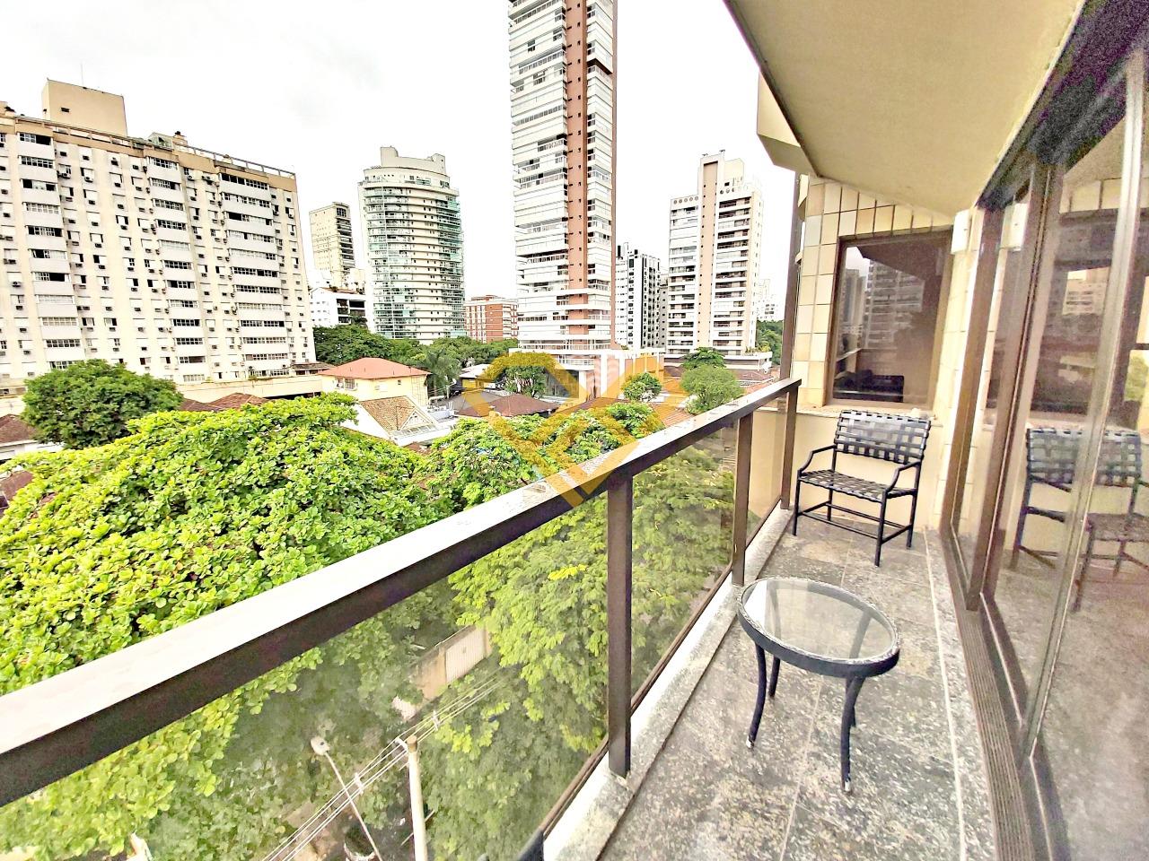 Apartamento à venda no Gonzaga: Varanda da sala