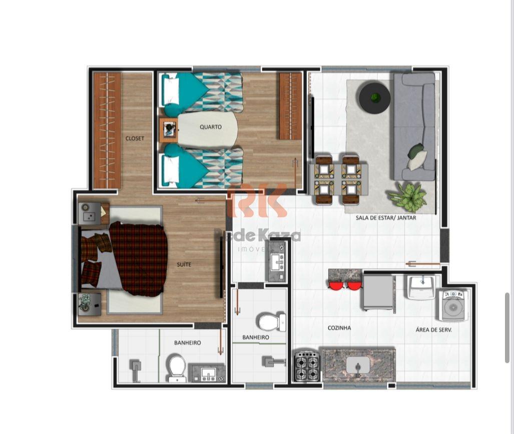 Apartamento à venda no Cabral: 