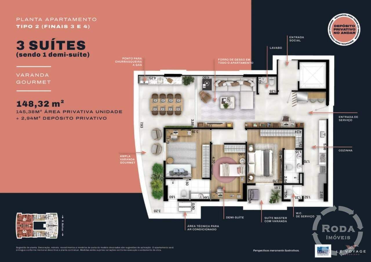 Apartamento à venda no Boqueirão: 