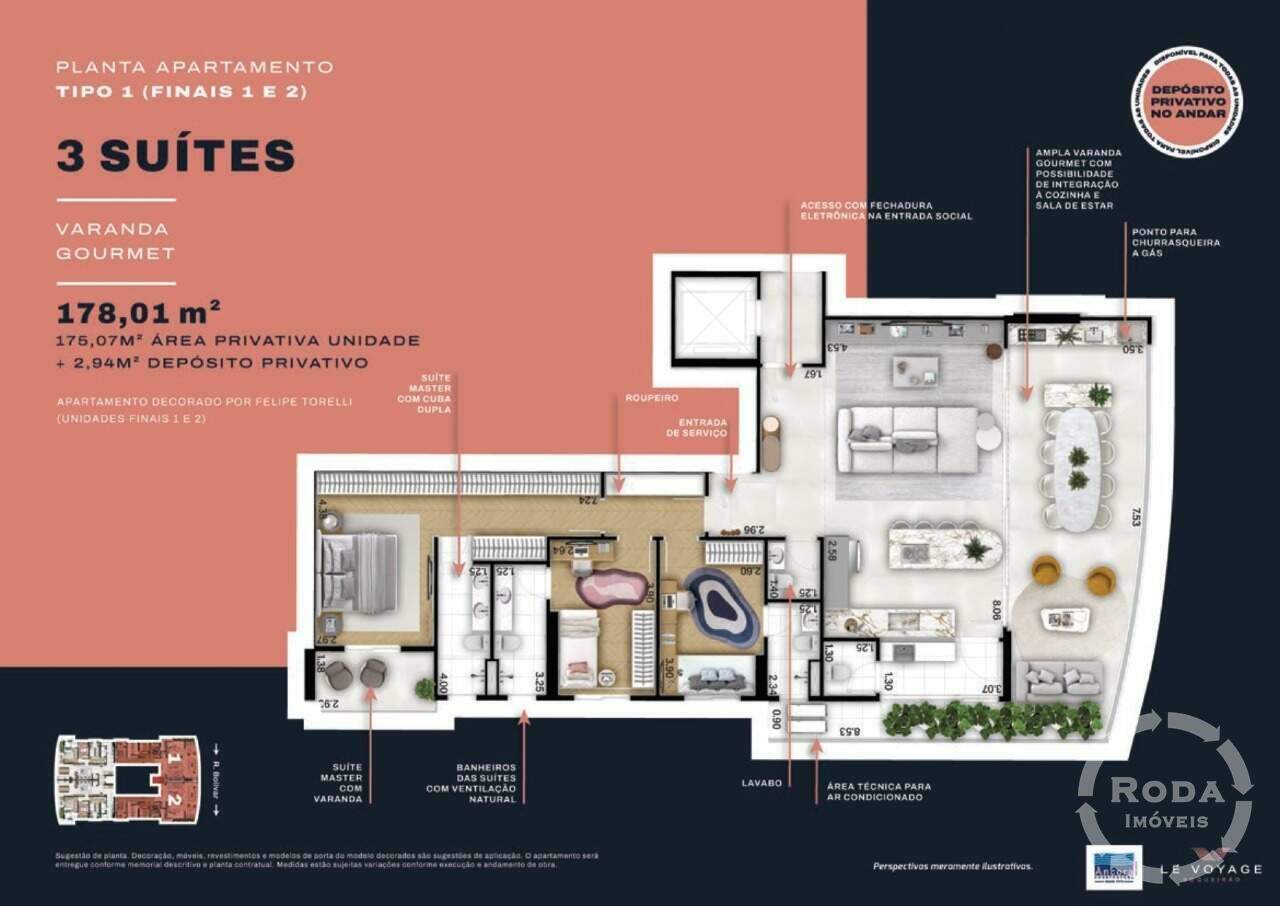 Apartamento à venda no Boqueirão: 