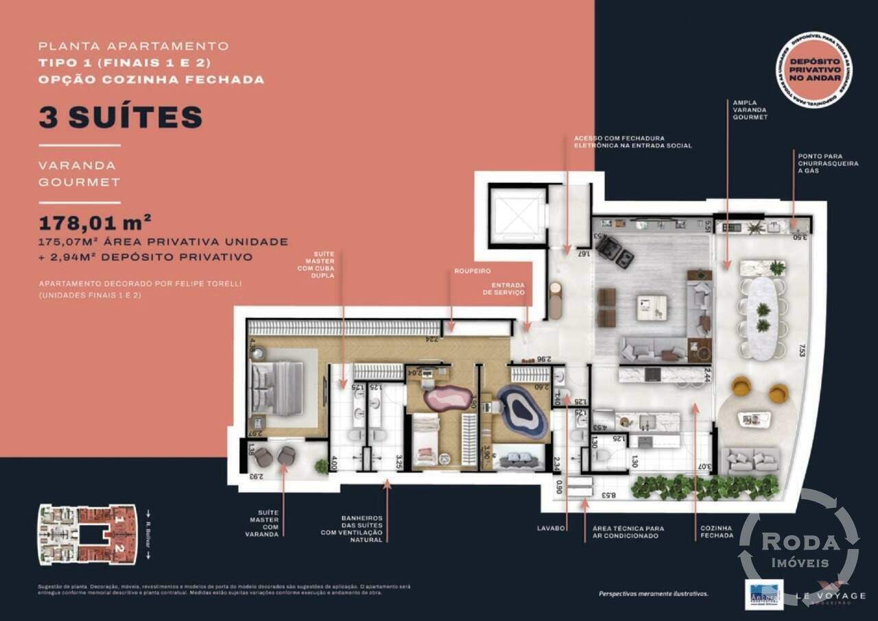 Apartamento à venda no Boqueirão: 