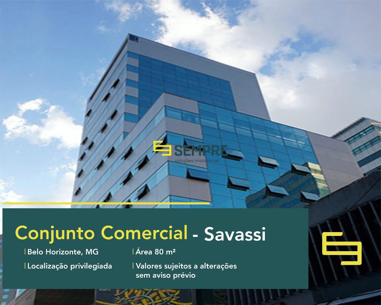 Sala comercial para alugar no bairro Savassi com 02 vagas