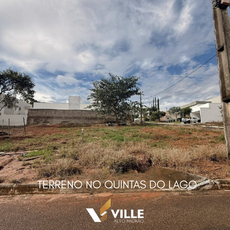 Lote em condomínio à venda no Condomínio Quintas do Lago: 