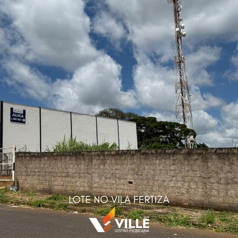 Lote à venda no Vila Fertiza: 