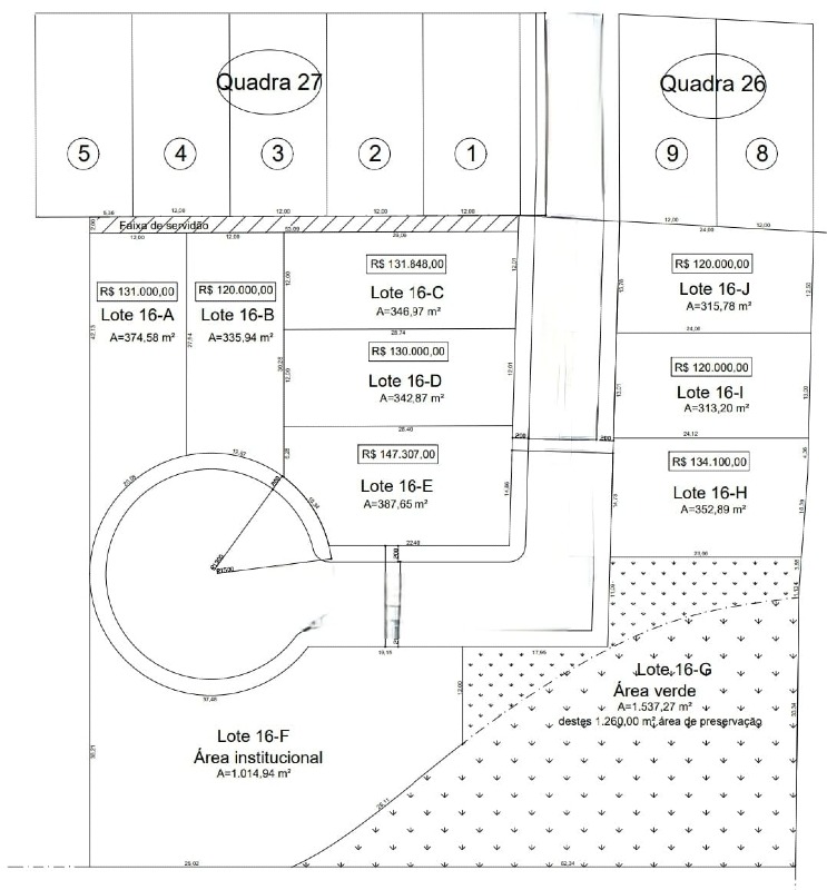 Lote para Comprar em AEROPORTO - ITAUNA - Minas Gerais